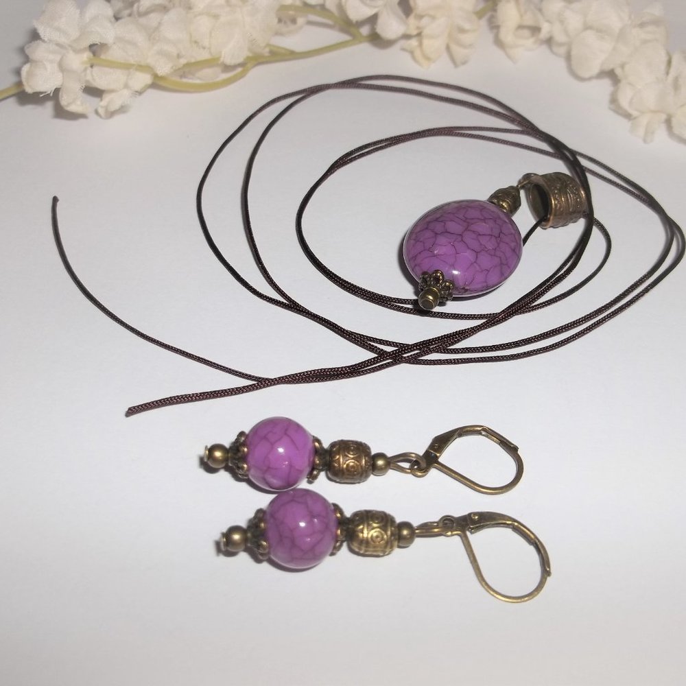 Necklace Earring Set Matching Jewelry Gift Idea for Her Girl Woman Ladies 6194 - Picture 4 of 9